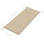 Banco de jardín 2 plazas madera eucalipto gris y cojín 120 cm de , Bancos de jardín - Ref: Foro24-3061026, Precio: 191,25 €, ...