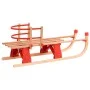 Trineo de nieve plegable con respaldo madera 119 cm de vidaXL, Trineos - Ref: Foro24-92493, Precio: 106,40 €, Descuento: %