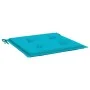 Cojines para silla de jardín 4 uds tela turquesa 40x40x3 cm de , Cojines para sillas y sofás - Ref: Foro24-361030, Precio: 39...