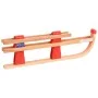 Trineo de nieve plegable con respaldo madera 119 cm de vidaXL, Trineos - Ref: Foro24-92493, Precio: 106,40 €, Descuento: %