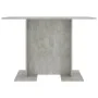 Mesa de comedor de madera gris hormigón 110x60x75 cm de , Mesas de cocina y de comedor - Ref: Foro24-800247, Precio: 71,79 €,...