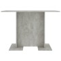 Mesa de comedor de madera gris hormigón 110x60x75 cm de , Mesas de cocina y de comedor - Ref: Foro24-800247, Precio: 72,87 €,...