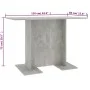 Mesa de comedor de madera gris hormigón 110x60x75 cm de , Mesas de cocina y de comedor - Ref: Foro24-800247, Precio: 71,79 €,...
