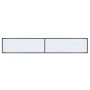 Mesa consola vidrio templado blanco 200x35x75,5 cm de , Mesas auxiliares - Ref: Foro24-331708, Precio: 96,99 €, Descuento: %