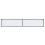 White tempered glass console table 200x35x75.5 cm by , Side tables - Ref: Foro24-331708, Price: 87,45 €, Discount: %