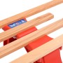 Trineo de nieve plegable con respaldo madera 119 cm de vidaXL, Trineos - Ref: Foro24-92493, Precio: 108,16 €, Descuento: %