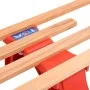 Trineo de nieve plegable con respaldo madera 119 cm de vidaXL, Trineos - Ref: Foro24-92493, Precio: 106,40 €, Descuento: %