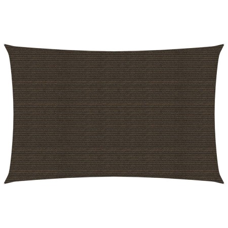 Toldo de vela HDPE marrón 160 g/m² 2x5 m de , Sombrillas - Ref: Foro24-311781, Precio: 26,10 €, Descuento: %