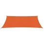 Toldo de vela naranja HDPE 160 g/m² 2,5x3,5 m de , Sombrillas - Ref: Foro24-311673, Precio: 27,29 €, Descuento: %