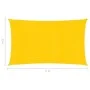Toldo de vela HDPE amarillo 160 g/m² 2x5 m de , Sombrillas - Ref: Foro24-311561, Precio: 29,00 €, Descuento: %