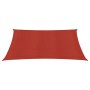 Toldo de vela rojo HDPE 160 g/m² 3x3 m de , Sombrillas - Ref: Foro24-311604, Precio: 28,27 €, Descuento: %