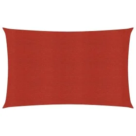 Toldo de vela rojo HDPE 160 g/m² 3x6 m de , Sombrillas - Ref: Foro24-311625, Precio: 42,59 €, Descuento: %