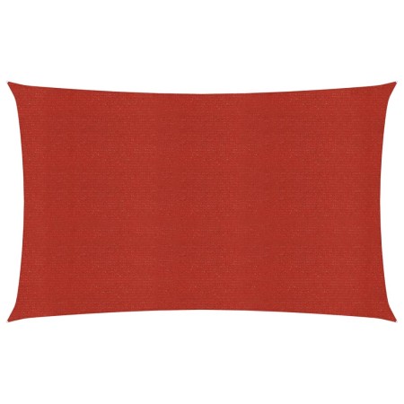 Toldo de vela rojo HDPE 160 g/m² 3x6 m de , Sombrillas - Ref: Foro24-311625, Precio: 37,61 €, Descuento: %