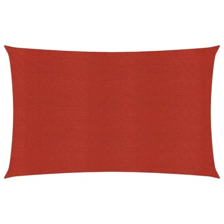 Toldo de vela rojo HDPE 160 g/m² 3x6 m de , Sombrillas - Ref: Foro24-311625, Precio: 42,59 €, Descuento: %