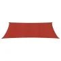 Toldo de vela rojo HDPE 160 g/m² 3x6 m de , Sombrillas - Ref: Foro24-311625, Precio: 42,59 €, Descuento: %
