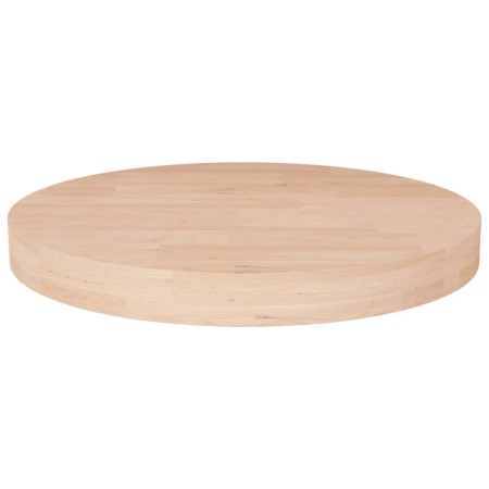 Superficie de mesa redonda madera de roble sin tratar Ø40x4 cm de , Tableros para mesas - Ref: Foro24-342908, Precio: 43,03 €...