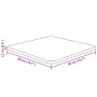 Tablero de mesa cuadrada madera roble sin tratar 50x50x1,5 cm de , Tableros para mesas - Ref: Foro24-342915, Precio: 41,21 €,...