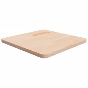 Square oak untreated wood table top 50x50x2.5 cm by , Table tops - Ref: Foro24-342929, Price: 48,80 €, Discount: %