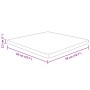 Tablero de mesa cuadrada madera roble sin tratar 50x50x2,5 cm de , Tableros para mesas - Ref: Foro24-342929, Precio: 50,72 €,...