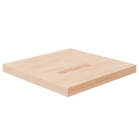 Square oak wood untreated table top 50x50x4 cm by , Table tops - Ref: Foro24-342943, Price: 65,11 €, Discount: %