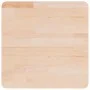 Square oak wood untreated table top 50x50x4 cm by , Table tops - Ref: Foro24-342943, Price: 65,11 €, Discount: %
