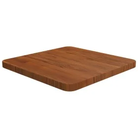 Square table top made of dark brown oak wood, 40x40x2.5cm by , Table tops - Ref: Foro24-343042, Price: 40,64 €, Discount: %