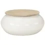 Mesa de centro de madera maciza de mango blanca 51x51x27 cm de , Mesas de centro - Ref: Foro24-352052, Precio: 166,28 €, Desc...