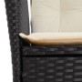 Set comedor de jardín 3 pzas con cojines ratán sintético negro de , Conjuntos de jardín - Ref: Foro24-3213085, Precio: 343,65...