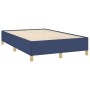 Cama box spring con colchón y luces LED tela azul 120x190 cm de , Camas y somieres - Ref: Foro24-3270245, Precio: 381,73 €, D...