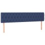 Cama box spring con colchón tela azul 120x190 cm de , Camas y somieres - Ref: Foro24-3270431, Precio: 430,05 €, Descuento: %