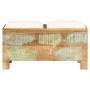 Banco de almacenamiento de madera reciclada maciza 80x40x40 cm en Bancos para recibidores y almacenamiento | Comprar online en F