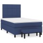 Cama box spring con colchón tela azul 120x190 cm de , Camas y somieres - Ref: Foro24-3270361, Precio: 409,90 €, Descuento: %
