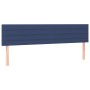 Cama box spring con colchón tela azul 120x190 cm de , Camas y somieres - Ref: Foro24-3270368, Precio: 418,39 €, Descuento: %