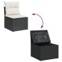 Set de sofás de jardín 11 pzas y cojines ratán sintético negro de , Conjuntos de jardín - Ref: Foro24-3256742, Precio: 642,64...