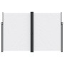 Toldo lateral retráctil blanco 220x1000 cm de , Sombrillas - Ref: Foro24-4004781, Precio: 182,94 €, Descuento: %
