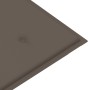 Banco de jardín 3 plazas madera eucalipto gris y cojín 150 cm de , Bancos de jardín - Ref: Foro24-3061058, Precio: 234,58 €, ...