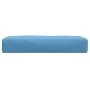 Cojín para sofá de palets tela azul melange 60x60x10 cm de , Cojines para sillas y sofás - Ref: Foro24-4002667, Precio: 27,87...