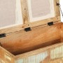 Banco de almacenamiento de madera reciclada maciza 80x40x40 cm en Bancos para recibidores y almacenamiento | Comprar online en F