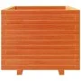 Jardinera madera maciza de pino marrón cera 60x60x49,5 cm de , Maceteros y jardineras - Ref: Foro24-3282521, Precio: 157,14 €...