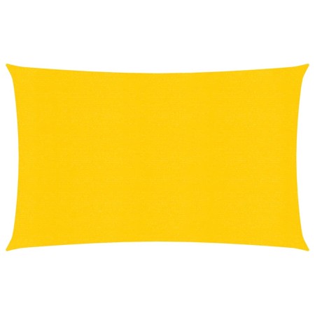 Toldo de vela rectangular HDPE amarillo 160 g/m² 5x7 m de , Sombrillas - Ref: Foro24-311577, Precio: 69,13 €, Descuento: %