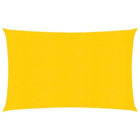 Toldo de vela rectangular HDPE amarillo 160 g/m² 5x7 m de , Sombrillas - Ref: Foro24-311577, Precio: 66,76 €, Descuento: %