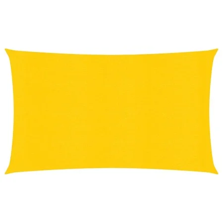 Rectangular yellow HDPE sail shade 160 g/m² 4x7 m by , Umbrellas - Ref: Foro24-311575, Price: 54,50 €, Discount: %