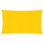 Rectangular yellow HDPE sail shade 160 g/m² 4x7 m by , Umbrellas - Ref: Foro24-311575, Price: 54,50 €, Discount: %