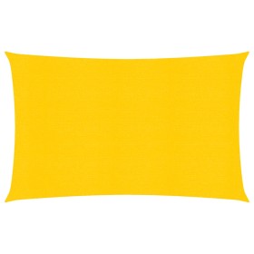 Toldo de vela rectangular HDPE amarillo 160 g/m² 6x8 m de , Sombrillas - Ref: Foro24-311580, Precio: 89,36 €, Descuento: %
