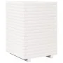 Jardinera madera maciza de pino blanco 50x50x72 cm de , Maceteros y jardineras - Ref: Foro24-3282610, Precio: 184,09 €, Descu...