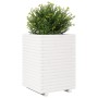 Jardinera madera maciza de pino blanco 50x50x72 cm de , Maceteros y jardineras - Ref: Foro24-3282610, Precio: 186,47 €, Descu...