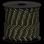 Cuerda de vientos con tiras reflectantes y tensores 50 m 4 mm de , Accesorios para tiendas de campaña - Ref: Foro24-4008123, ...