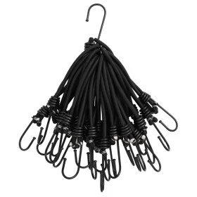 Cuerdas elásticas con ganchos 25 unidades 17 cm de , Accesorios para tiendas de campaña - Ref: Foro24-4008140, Precio: 31,17 ...