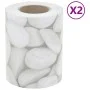 Pantallas de privacidad jardín 2 uds PVC mármol gris 35x0,19 m de , Paneles de vallas - Ref: Foro24-3294937, Precio: 60,33 €,...