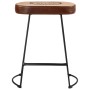Taburetes de bar 2 uds marrón oscuro 40x29,5x53 cm de , Taburetes de cocina - Ref: Foro24-358929, Precio: 58,70 €, Descuento: %